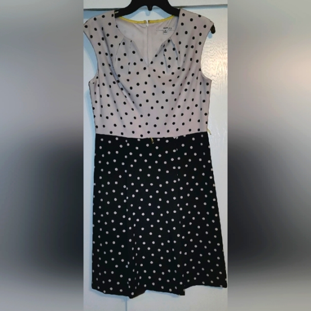 Polka Dot Dress - Black and White
